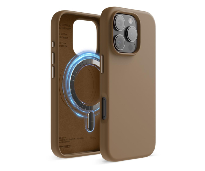 Etui do telefonów Elago Magnetic Silicone do iPhone 16 Pro Brown ES16MSSC63PRO-BR